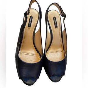 Alex Marie open toe shoes size 8 blue